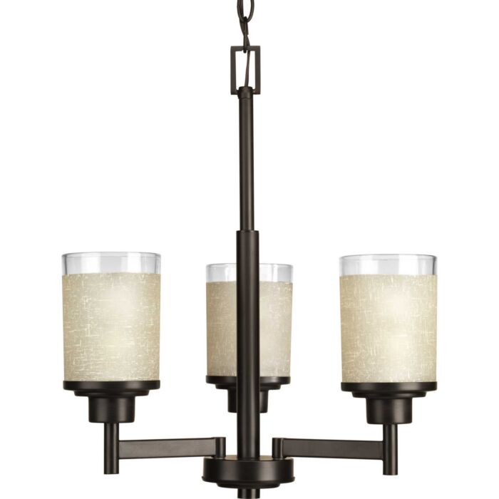 Alexa 3-Light Chandelier in Antique Bronze