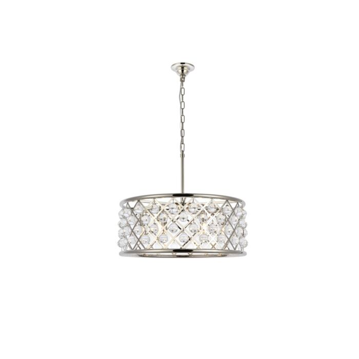 Madison 6-Light Chandelier in Polished Nickel