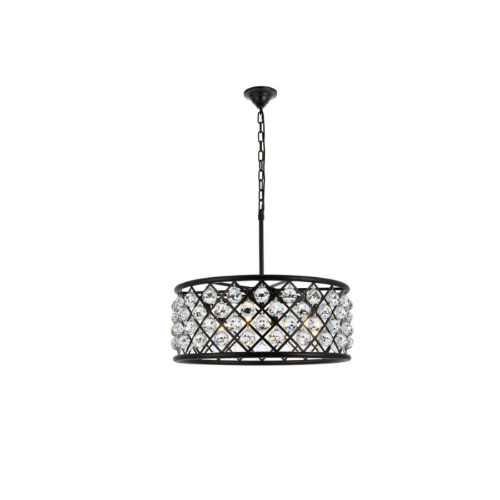 Madison 6-Light Chandelier in Matte Black