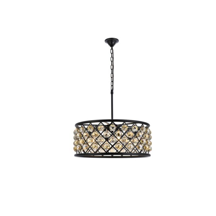 Madison 6-Light Chandelier in Matte Black