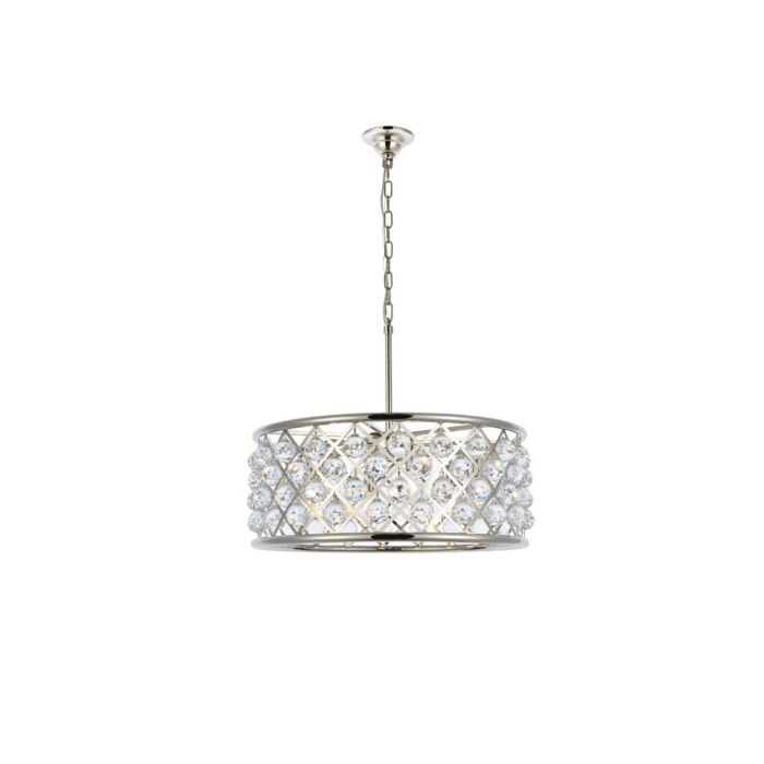 Madison 6-Light Chandelier in Polished Nickel