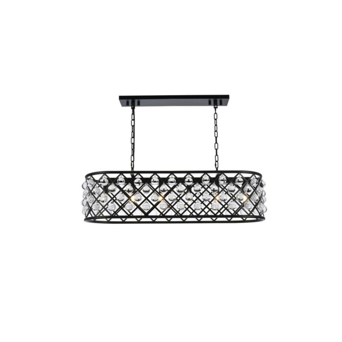 Madison 6-Light Chandelier in Matte Black