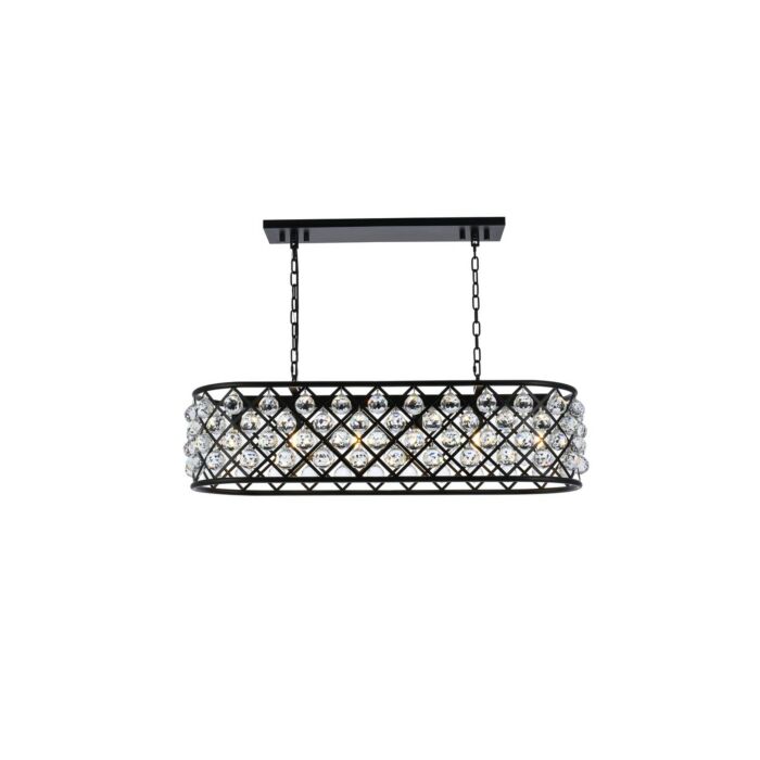 Madison 6-Light Chandelier in Matte Black