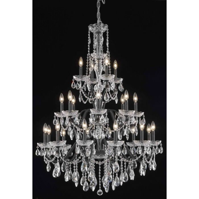 St. Francis 24-Light Chandelier in Dark Bronze