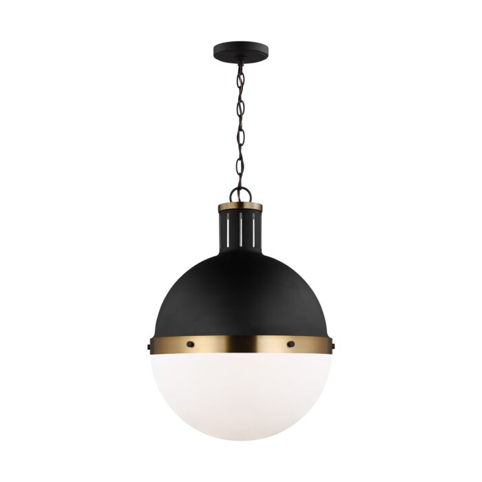 Sea Gull Hanks Pendant Light in Midnight Black