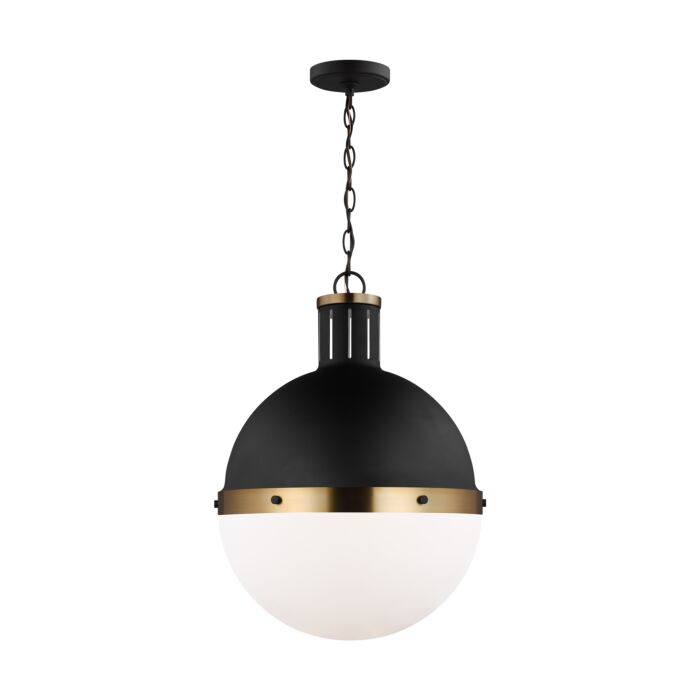 Sea Gull Hanks LED Pendant Light in Midnight Black