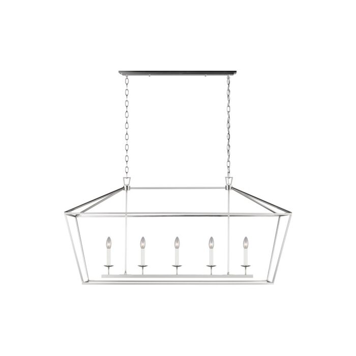 Sea Gull Dianna 5 Light Transitional Chandelier in Brushed Nickel