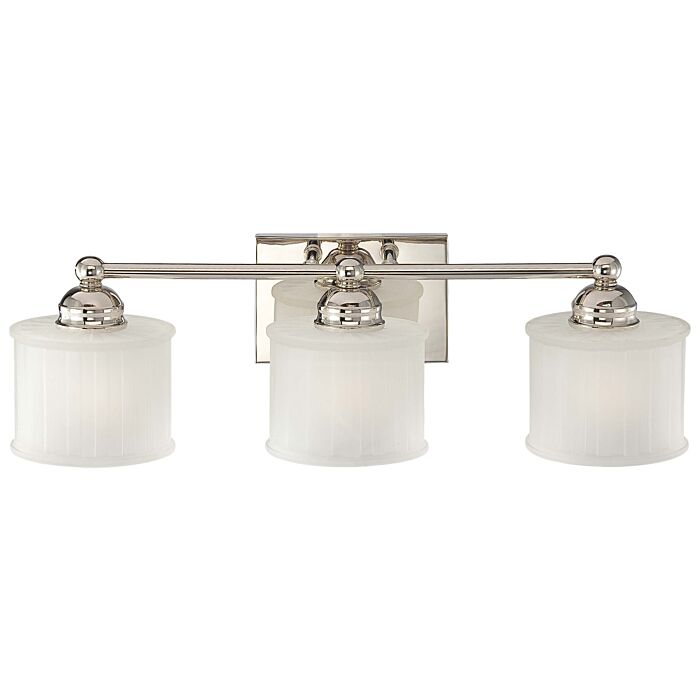 Minka Lavery 1730 Series 3 Light 24 Inch Bathroom Vanity Light in Polished Nickel