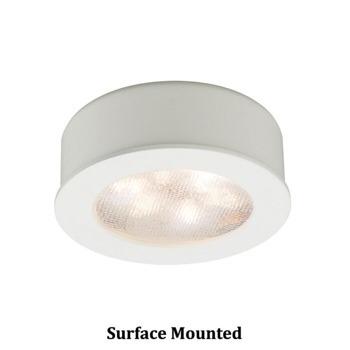 Led Button Light 1-Light LED Button Light in White