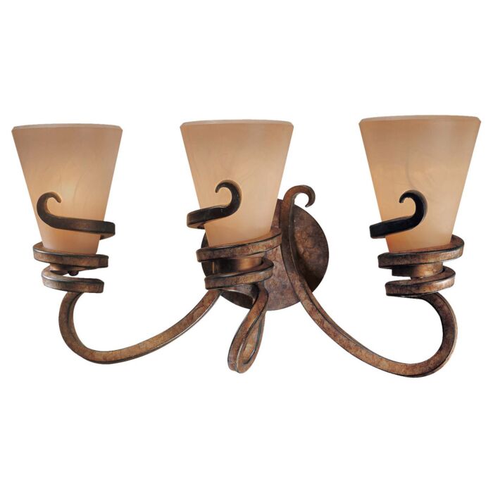 Minka Lavery Tofino 3 Light Bathroom Vanity Light in Tofino Bronze