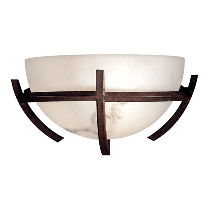 Minka Lavery Calavera 7 Inch Wall Sconce in Nutmeg