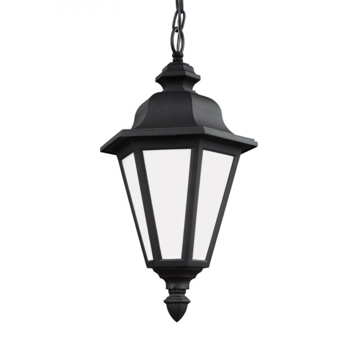 Sea Gull Brentwood Outdoor Hanging Light in Black