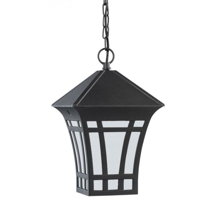 Sea Gull Herrington Outdoor Hanging Light in Black