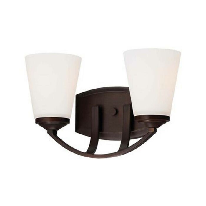 Minka Lavery Overland Park 2 Light Bathroom Vanity Light in Vintage Bronze