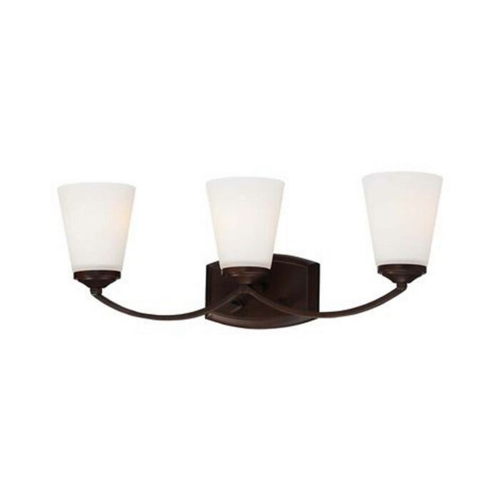 Minka Lavery Overland Park 3 Light Bathroom Vanity Light in Vintage Bronze