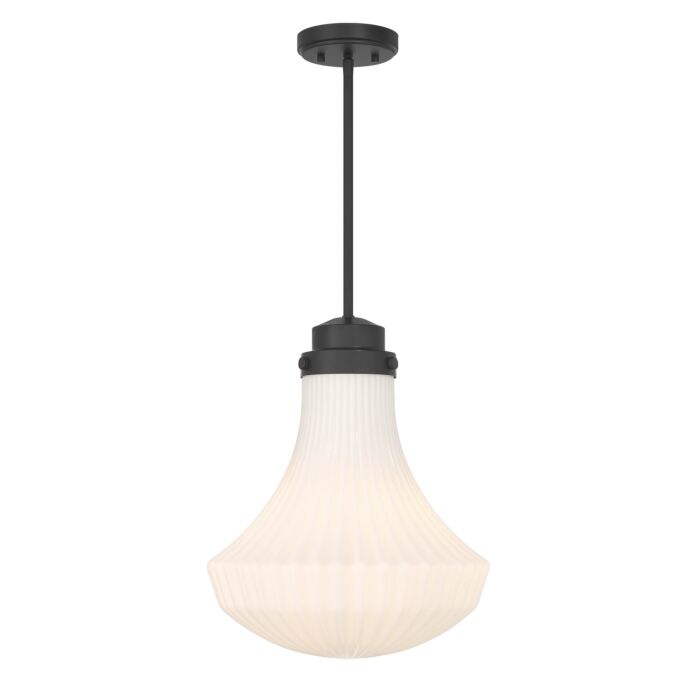 Bartlet 1-Light Pendant in Matte Black