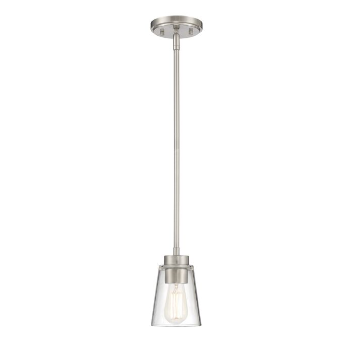 Savoy House Calhoun 1 Light Mini Pendant in Satin Nickel