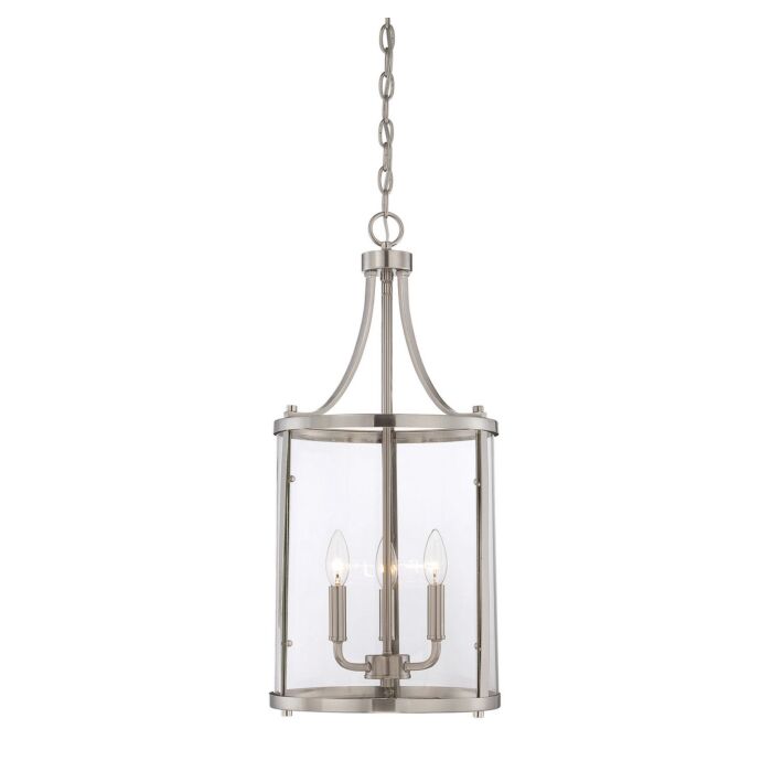 Savoy House Penrose 3 Light Pendant in Satin Nickel