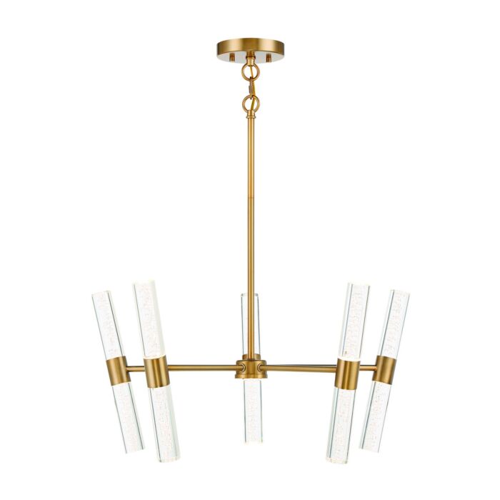 Savoy House Arlon 10 Light LED Pendant in Warm Brass