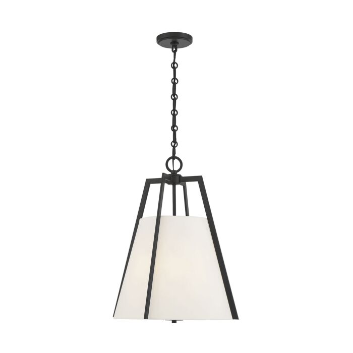 Savoy House Mansfield 3 Light Pendant in Matte Black