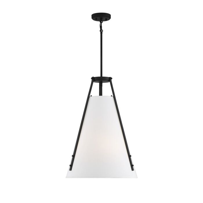 Savoy House Newport 4 Light Pendant in Matte Black