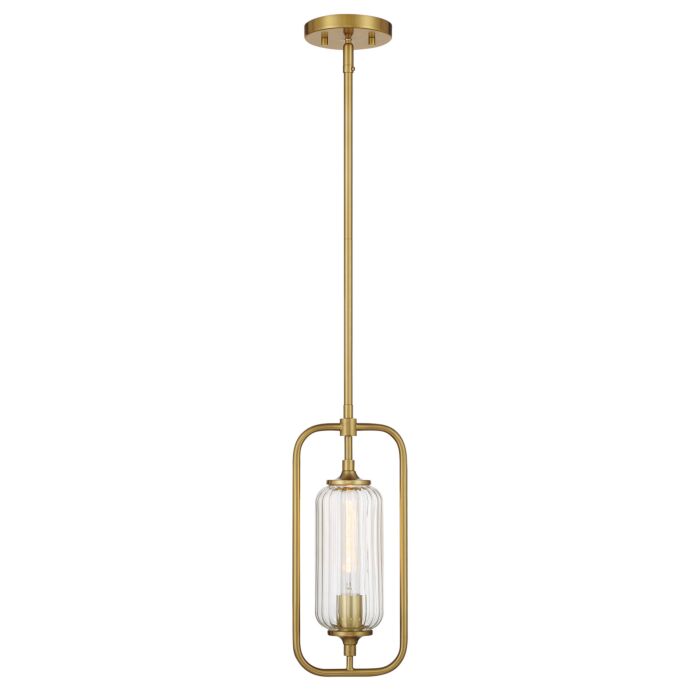 Holton 1-Light Mini-Pendant in Warm Brass