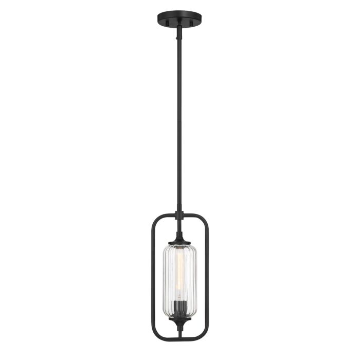 Holton 1-Light Mini-Pendant in Matte Black