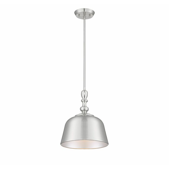 Savoy House Berg 1 Light Pendant in Satin Nickel