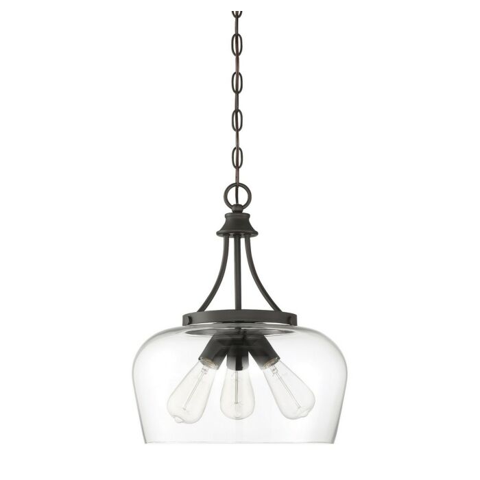 Savoy House Octave 3 Light Pendant in English Bronze