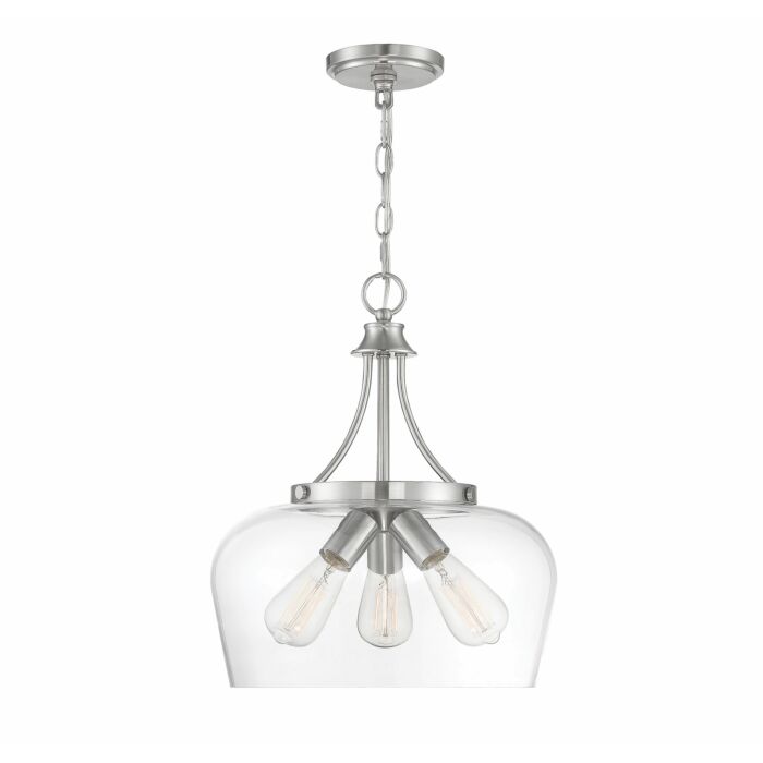Savoy House Octave 3 Light Pendant in Satin Nickel