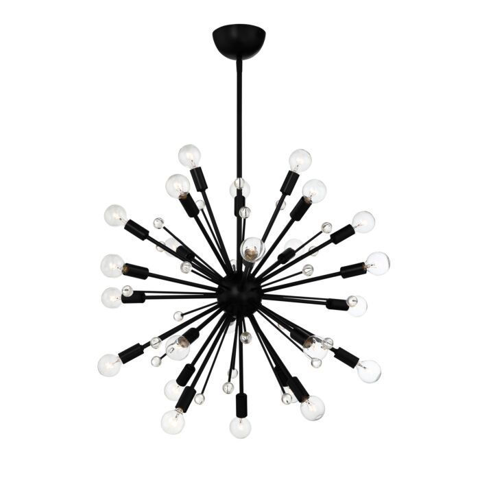 Savoy House Galea 24 Light Chandelier in Matte Black