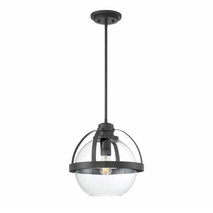 Savoy House Pendleton 1 Light Pendant in Matte Black