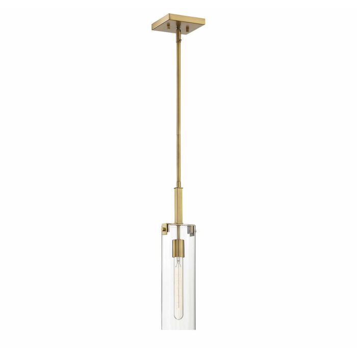 Savoy House Winfield 1 Light Mini Pendant in Warm Brass