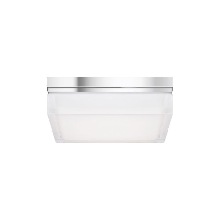 Tech Boxie 3000K LED 9 Inch Ceiling Light in Chrome