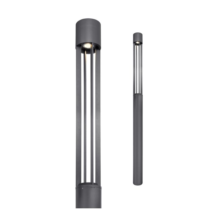 Tech Turbo 150 Inch Pathway Light in Charcoal