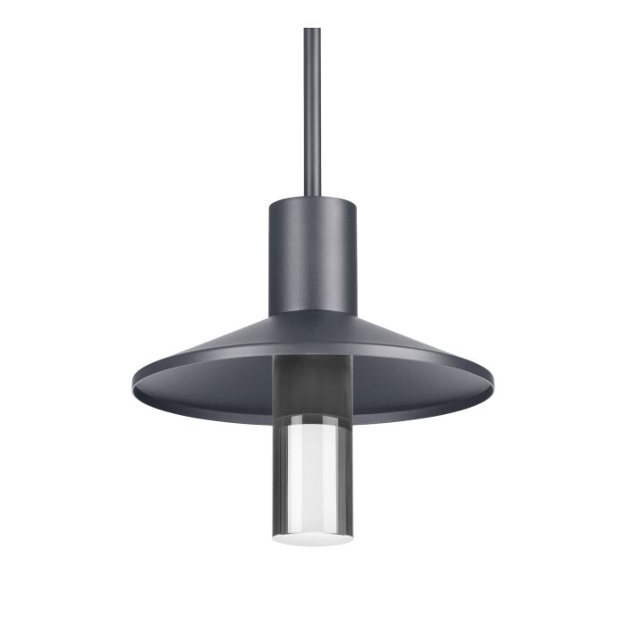 Tech Ash 12 Inch Outdoor Hanging Light in Charcoal