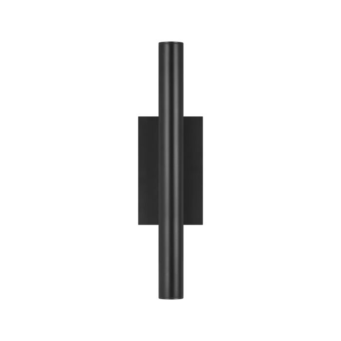 Tech Chara 2 Light 17 Inch Outdoor Wall Light in Black
