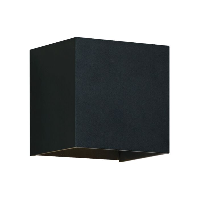 Tech Vex 5 Inch Outdoor Wall Light in Black