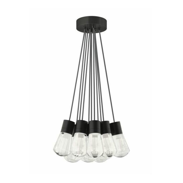 Tech Alva 2200K LED 4 Inch Pendant Light in Black and Gray