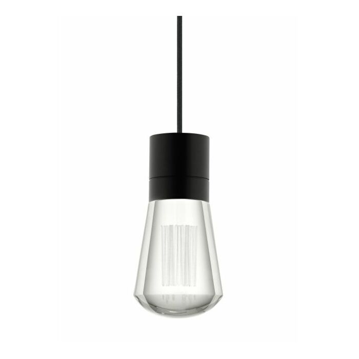 Tech Alva 3000K 2200K LED 4 Inch Pendant Light in Black and Black