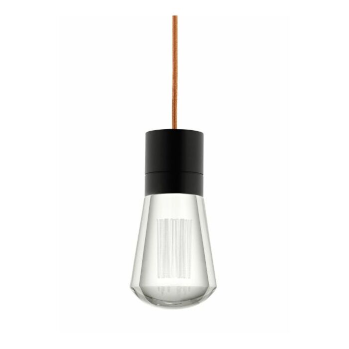Tech Alva 3000K 2200K LED 4 Inch Pendant Light in Black and Copper