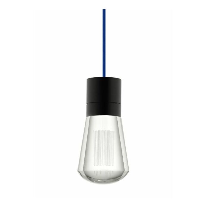 Tech Alva 3000K 2200K LED 4 Inch Pendant Light in Black and Blue