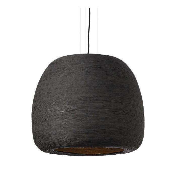 Tech Karam 19 Inch Pendant Light in Black/Black