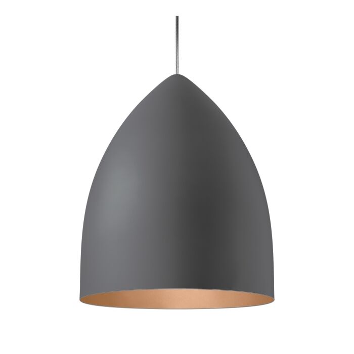 Tech Signal 20 Inch Pendant Light in Rubberized Gray/Copper