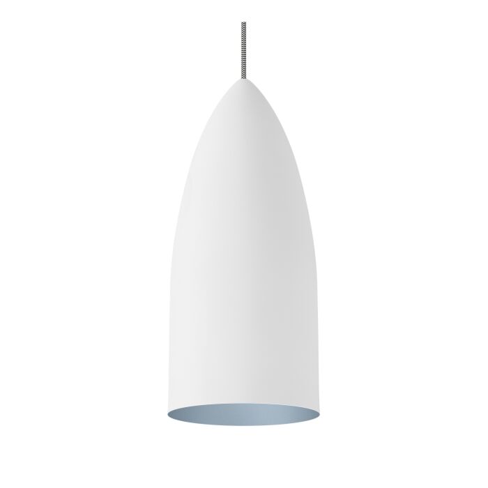 Tech Signal 2700K LED 14 Inch Pendant Light in Rubberized White/Blue