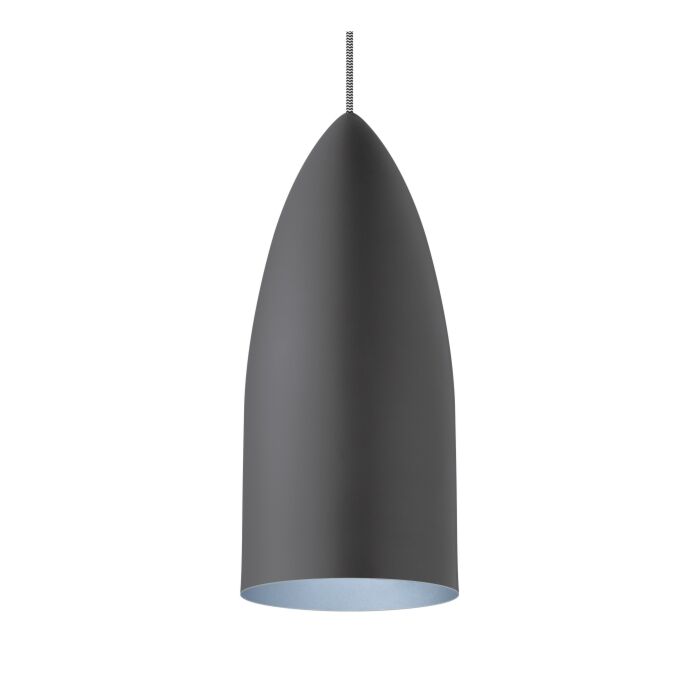 Tech Signal 2700K LED 14 Inch Pendant Light in Rubberized Gray/Blue