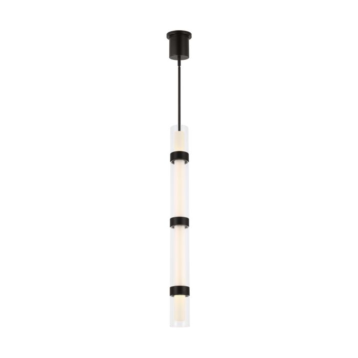 Tech Wit 3000K LED 4 Inch Pendant Light in Black
