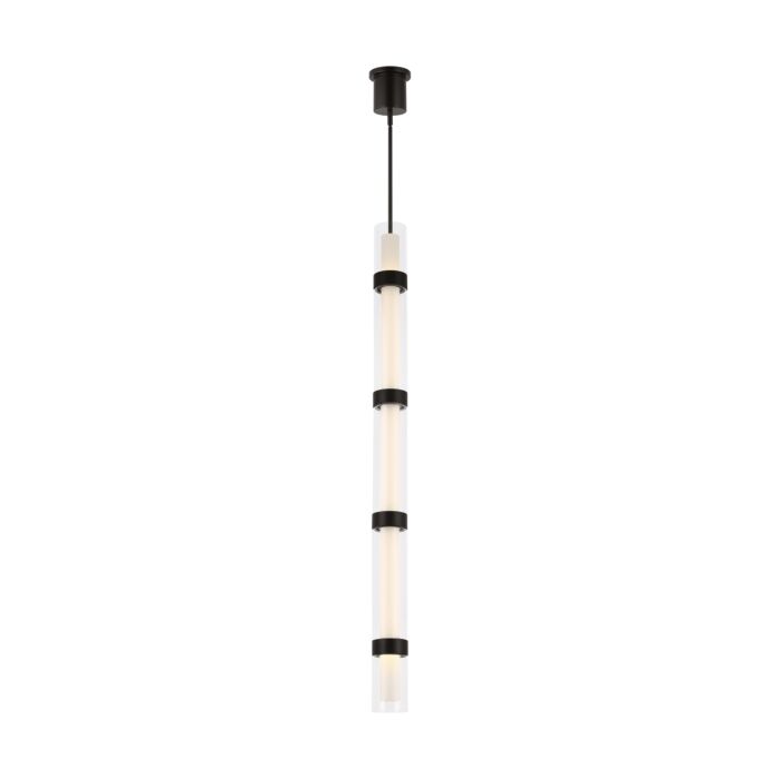 Tech Wit 3000K LED 4 Inch Pendant Light in Black