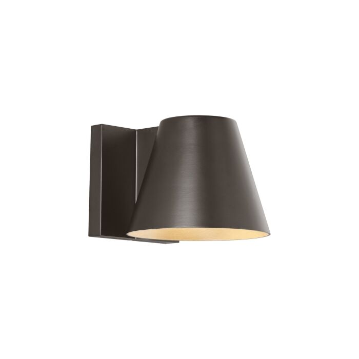 Tech Bowman 2700K LED 5 Inch Outdoor Wall Light in Bronze