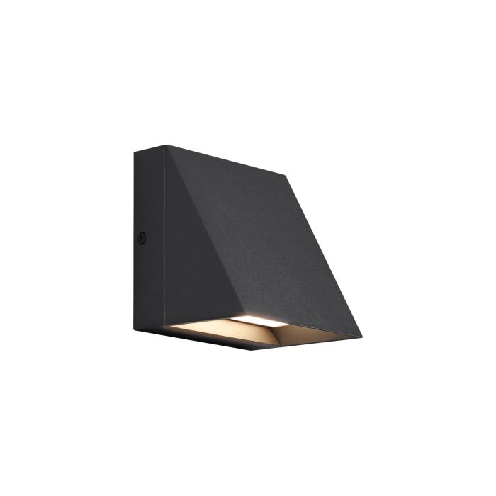 Tech Pitch 3000K LED 5 Inch Outdoor Wall Light in Black